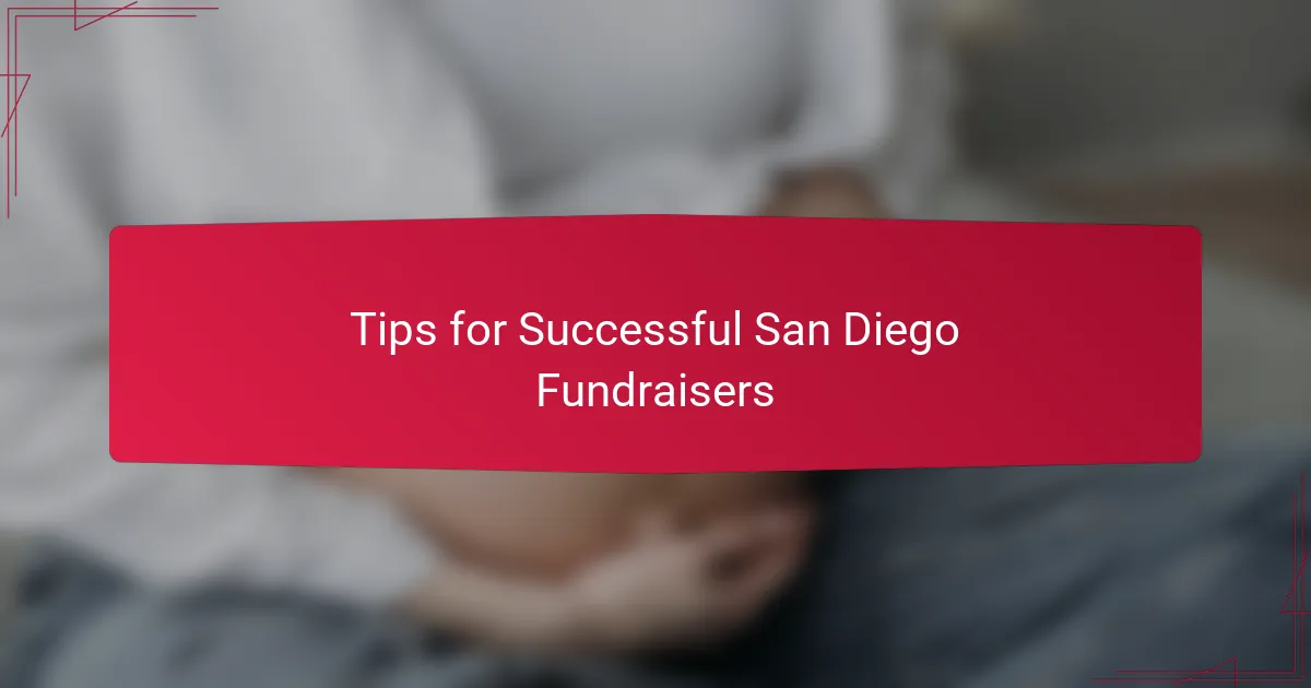 Tips for Successful San Diego Fundraisers
